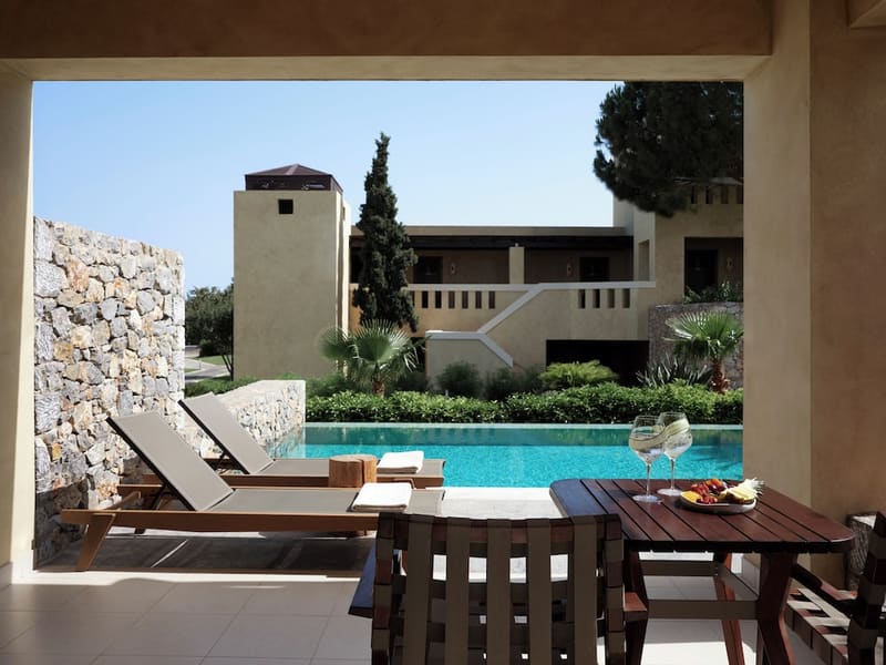 Private plunge pool at Atlantica Belvedere Resort - Adults Only, Kos — photo 2