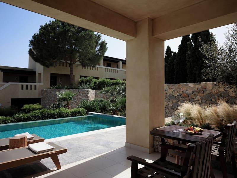 Private plunge pool at Atlantica Belvedere Resort - Adults Only, Kos — photo 3