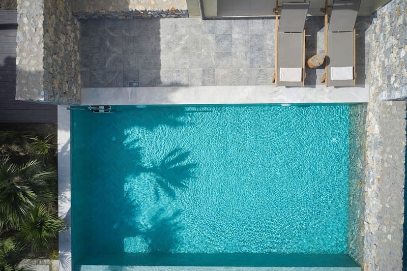 Private plunge pool at Atlantica Belvedere Resort - Adults Only, Kos — photo 4