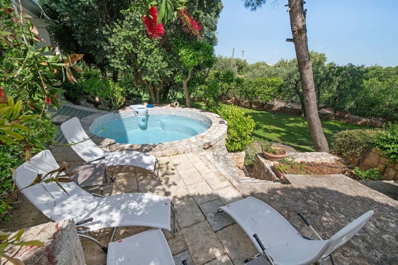 Private hot tub at Amoredimare B&B in Villa, Polignano a Mare, photo 3