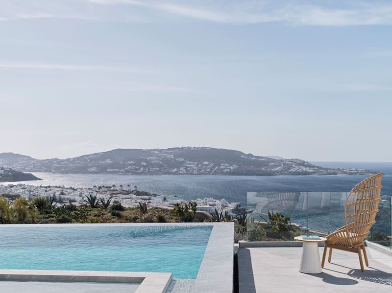 Private hot tub at Deos Mykonos - A Myconian Collection Hotel, Mykonos, photo 6