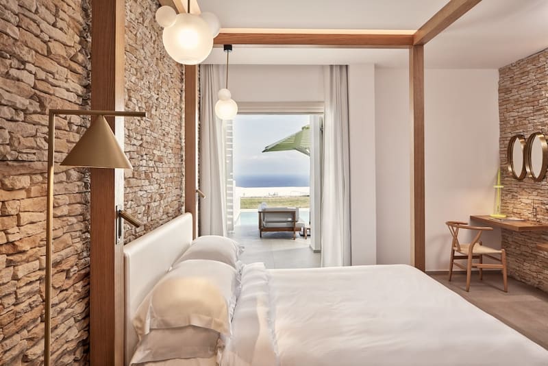 Private hot tub at Myconian Naia - Preferred Hotels & Resorts, Mykonos, photo 2
