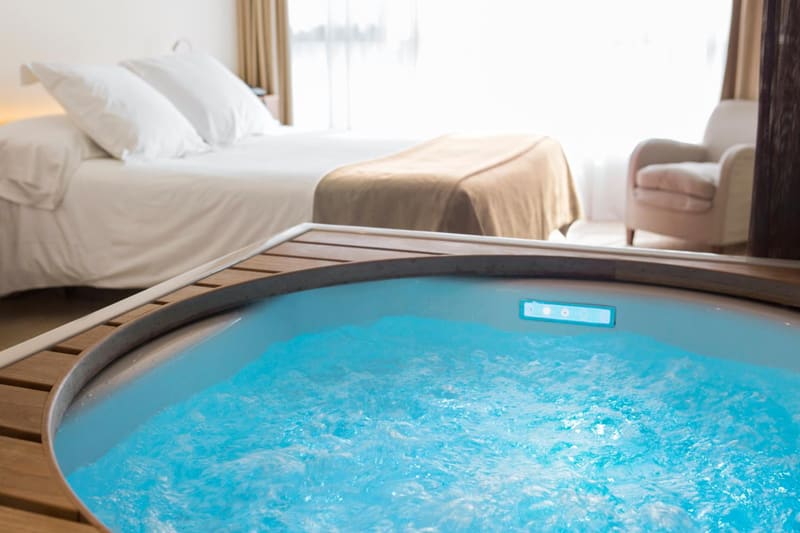 Private hot tub at Hotel SB Diagonal Zero 4 Sup, Barcelona — photo 3