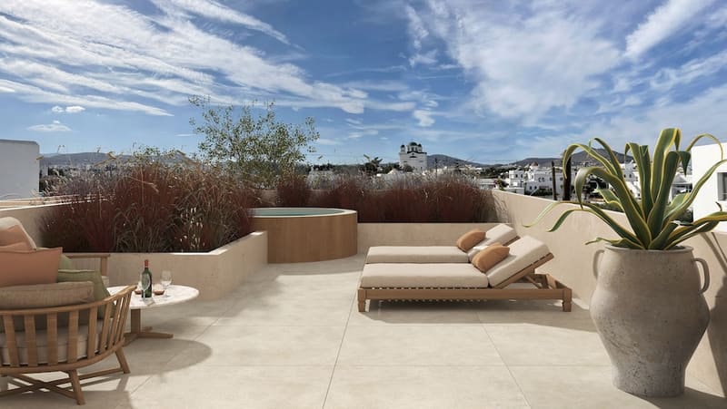 Private hot tub at NAUMA PAROS Design Boutique Hotel-Adults Only, Paros — photo 3