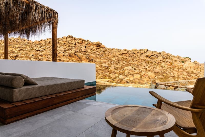 Private plunge pool at Charisma Hotel and Wellness Suites, Mykonos, photo 5