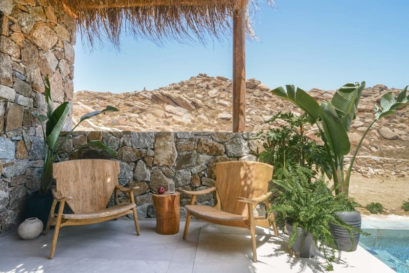 Private plunge pool at Charisma Hotel and Wellness Suites, Mykonos — photo 5