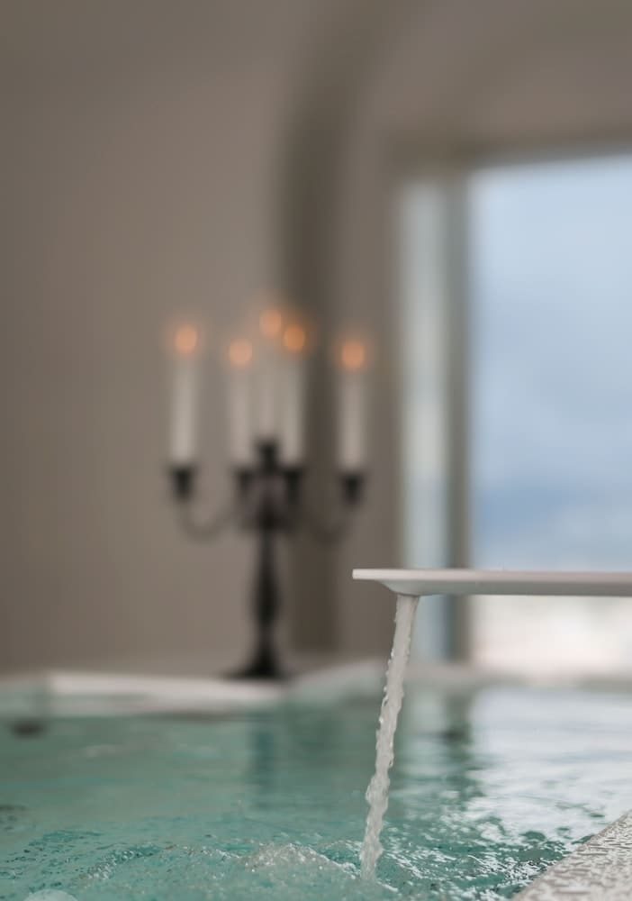 Private plunge pool at Mythical Blue Luxury Suites, Santorini — photo 6