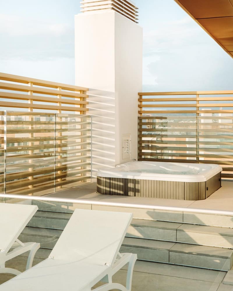 Private hot tub at Dom Pedro Residences, Vilamoura