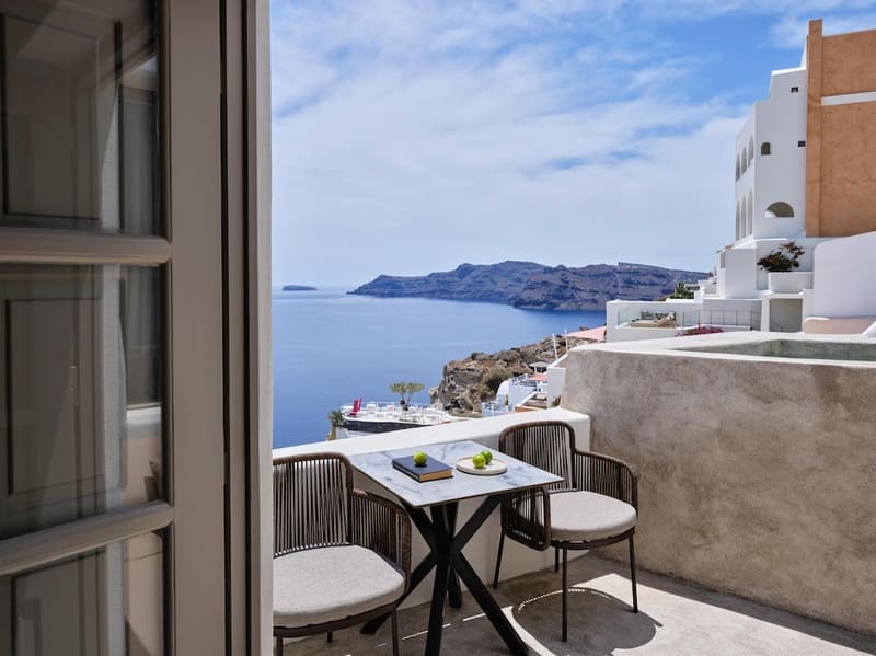 Private hot tub at Andronis Luxury Suites, Santorini — photo 4