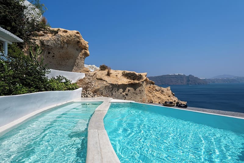 Private hot tub at Andronis Luxury Suites, Santorini, photo 4