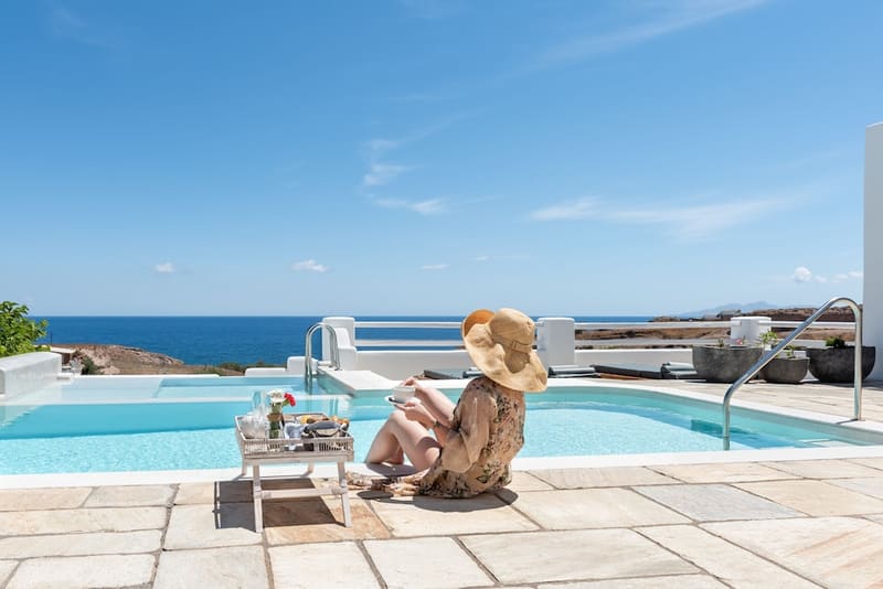 Private plunge pool at Anema Boutique Hotel & Villas Santorini, Santorini, photo 5