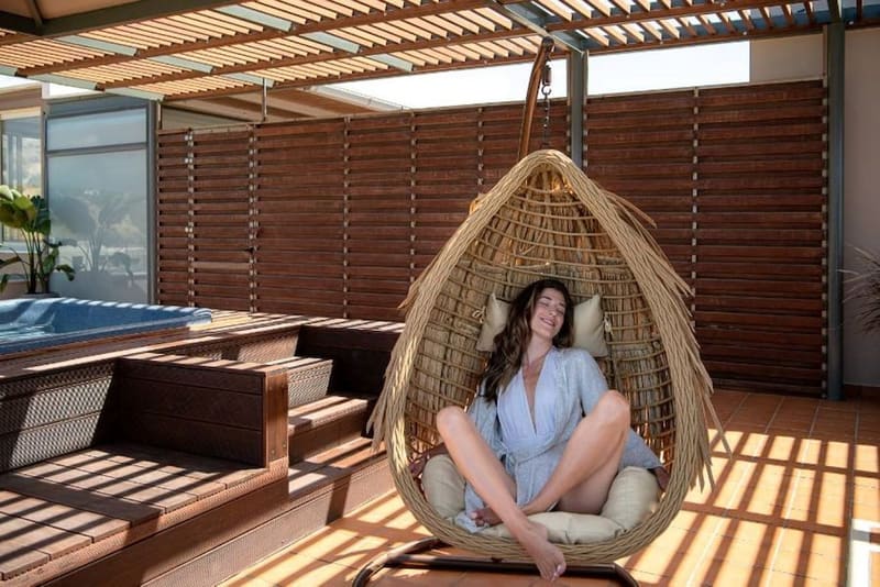 Private hot tub at Cretan Dream Resort and Spa, Chania — photo 3