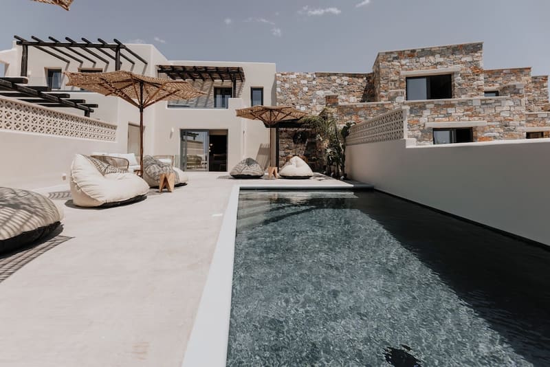 Private plunge pool at Onym Curated Villas, Naxos, photo 3