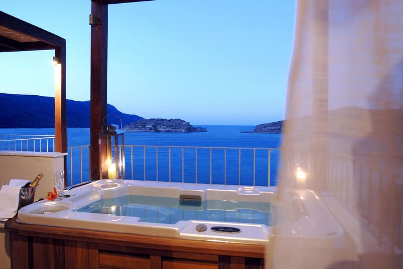 Private hot tub at Domes of Elounda, Autograph Collection, Elounda