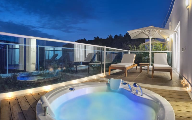 Private jacuzzi at Garcia Resort & Spa, Fethiye