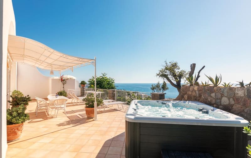 Private hot tub at Villa dei Lecci - 7 Luxury villas with private pool or jacuzzi, Ischia