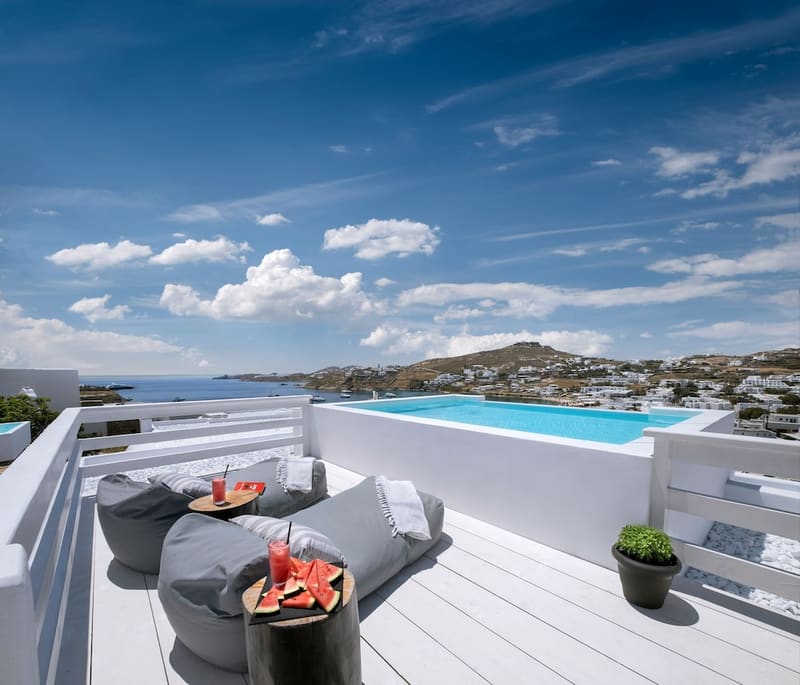 Private hot tub at Deliades Mykonos, Mykonos — photo 4
