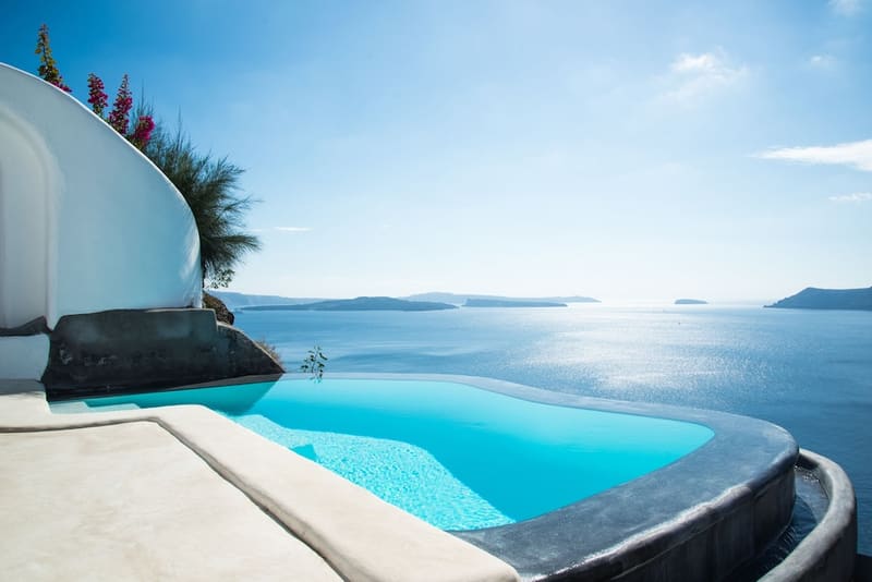 Private hot tub at Perivolas, Santorini, photo 5
