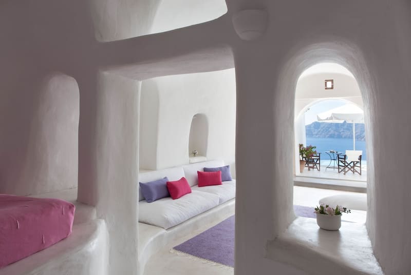 Private hot tub at Perivolas, Santorini — photo 5
