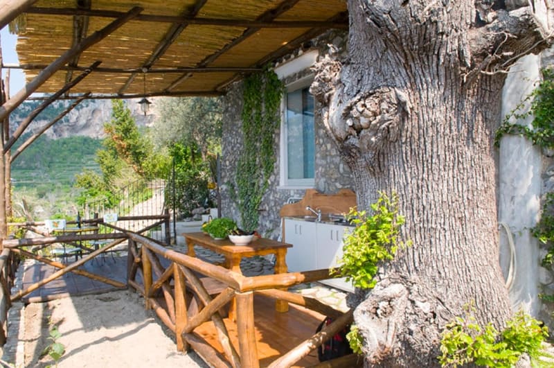 Private jacuzzi at Fattoria La Tagliata, Positano — photo 4