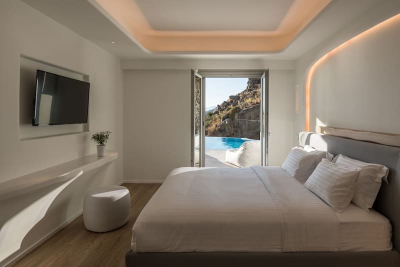 Private hot tub at Arocaria, Mykonos