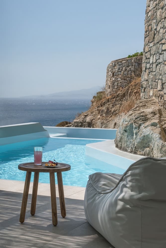 Private hot tub at Arocaria, Mykonos, photo 2