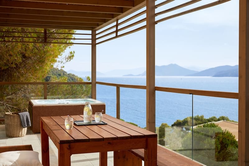 Private hot tub at ELIVI Skiathos, Skiathos — photo 3