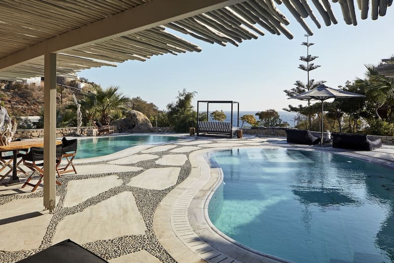 Private hot tub at Myconian Imperial - Leading Hotels of the World, Mykonos, photo 5
