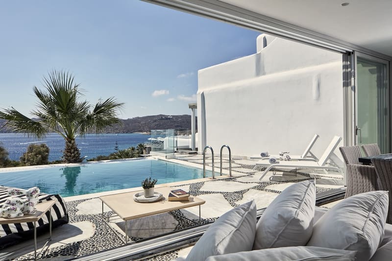 Private hot tub at Myconian Imperial - Leading Hotels of the World, Mykonos, photo 3