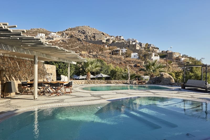 Private hot tub at Myconian Imperial - Leading Hotels of the World, Mykonos, photo 6