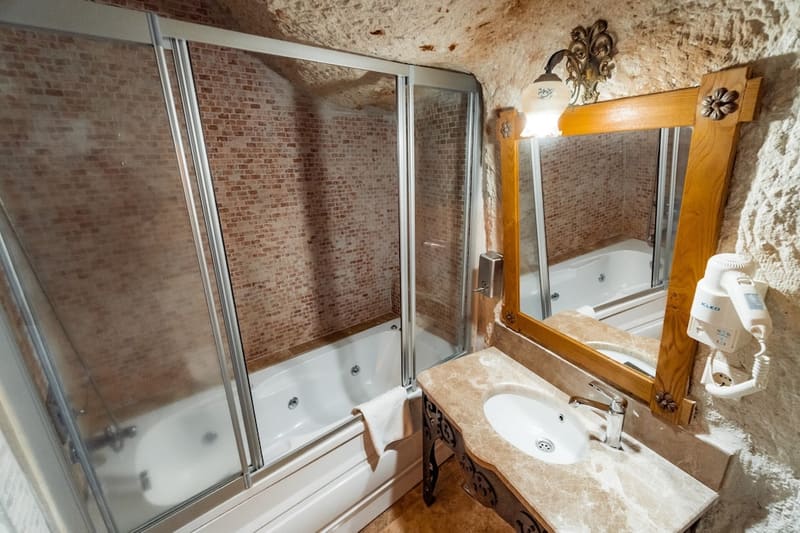 Private hot tub at Amber Cave Suites, Goreme
