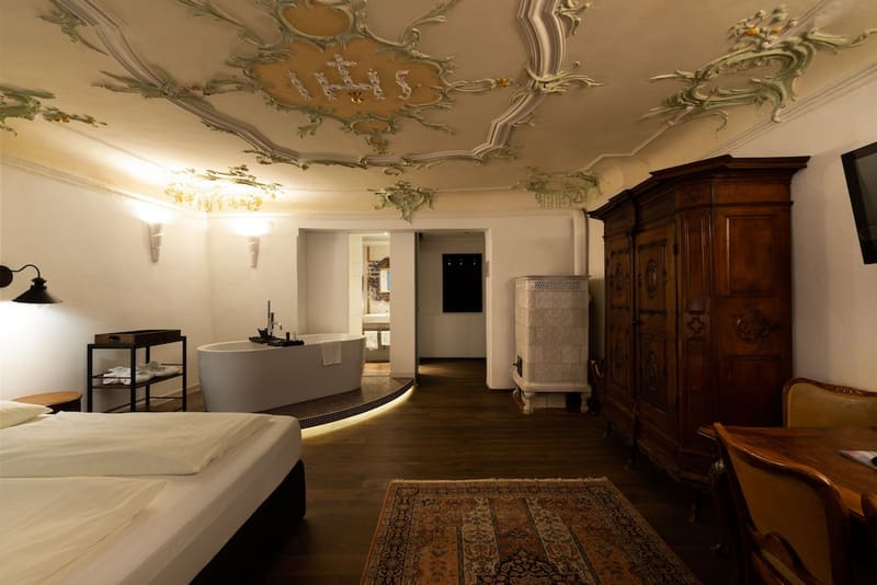 Private hot tub at Altstadthotel Kasererbräu, Salzburg