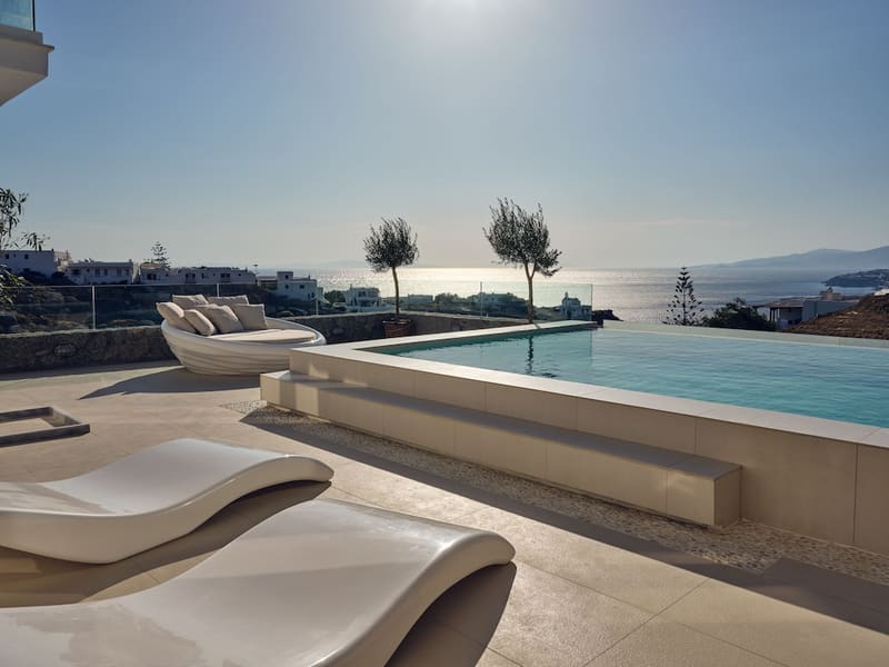 Private plunge pool at ΑRCS Suites & Residences, Mykonos, photo 6