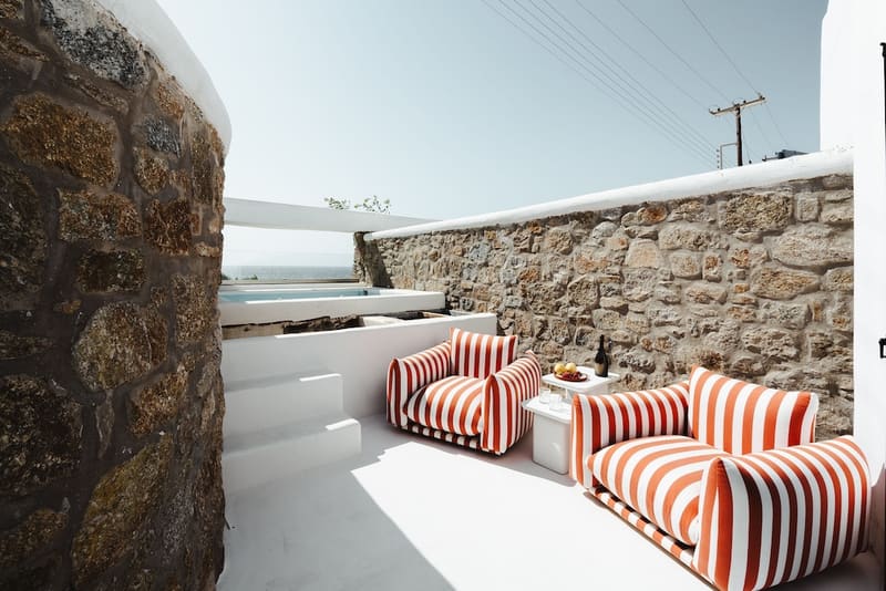 Private hot tub at Croco Mykonos, Mykonos — photo 5