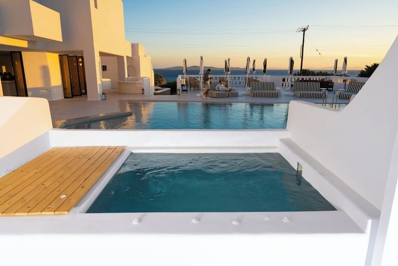 Private hot tub at Croco Mykonos, Mykonos, photo 5