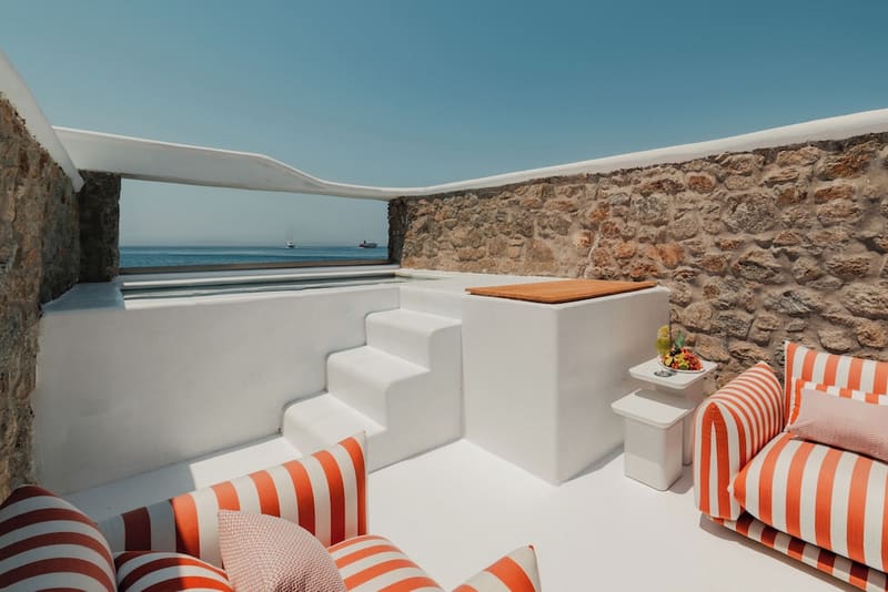 Private hot tub at Croco Mykonos, Mykonos — photo 3
