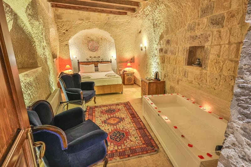 Private jacuzzi at Bedrock Cave Hotel, Goreme, photo 6