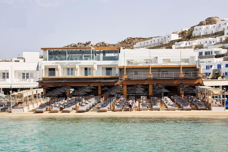 Private plunge pool at Kosmoplaz Beach Hotel, Mykonos, photo 5