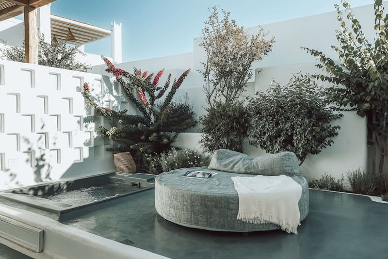 Private hot tub at Mykonos Blanc, Mykonos, photo 2
