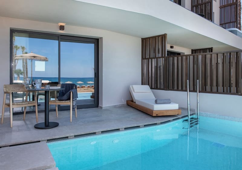Private hot tub at Nalu Resort & Spa, Rethymno, photo 4