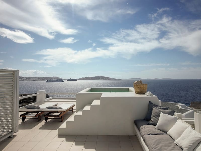 Private plunge pool at Rocabella Mykonos Hotel, Mykonos — photo 2