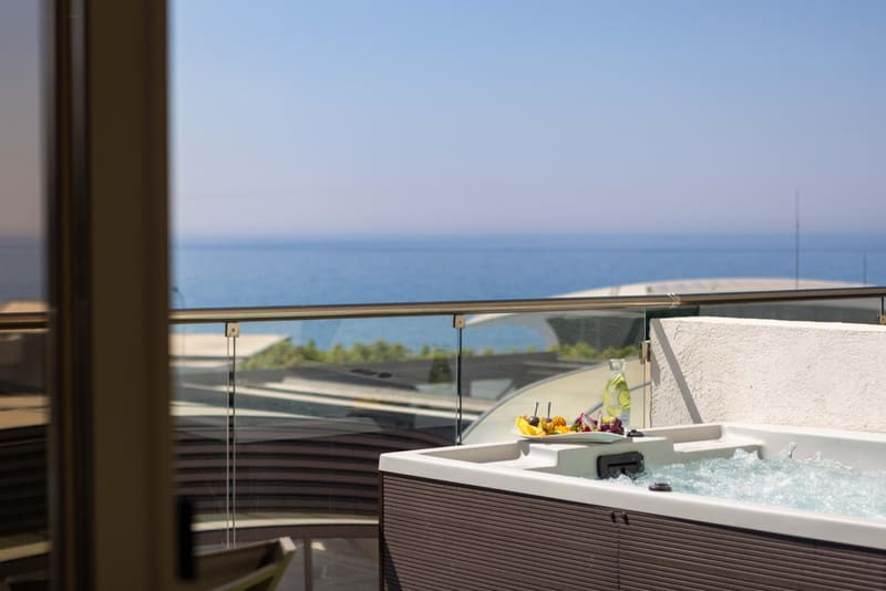 Private hot tub at Atlantica Bay - Adults Only, Limassol