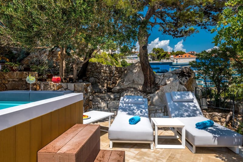 Private hot tub at Villa Orabelle, Dubrovnik, photo 4
