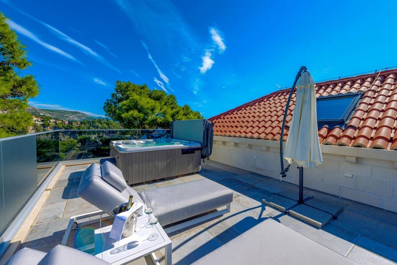 Private hot tub at Villa Orabelle, Dubrovnik, photo 2