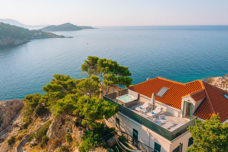 Private hot tub at Villa Orabelle, Dubrovnik, photo 3