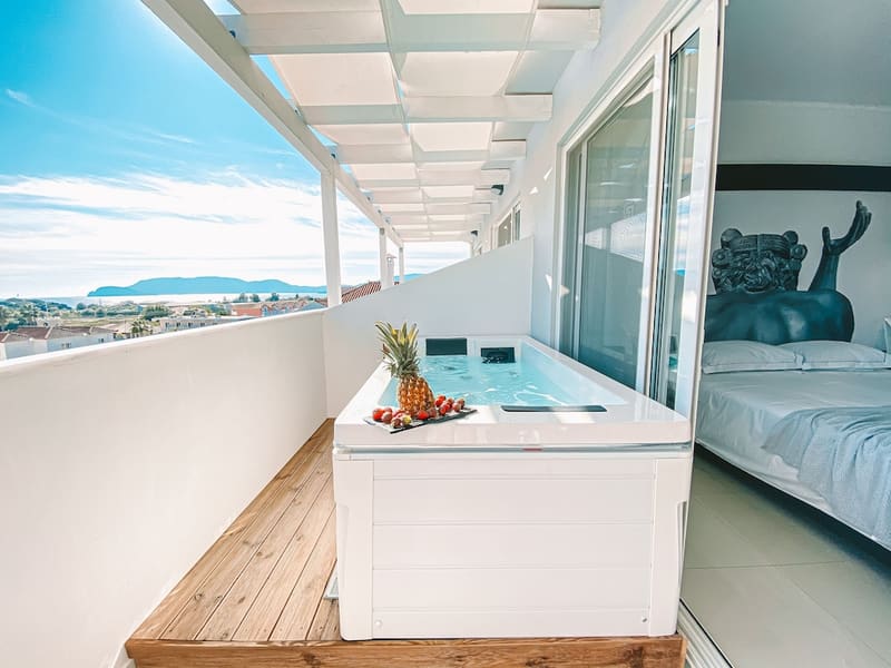 Private hot tub at Meandros Boutique & Spa Hotel - Adults Only, Zakynthos — photo 4
