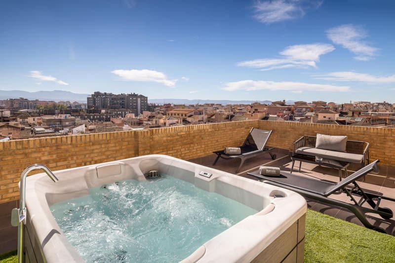 Private hot tub at Barceló Carmen Granada, Granada