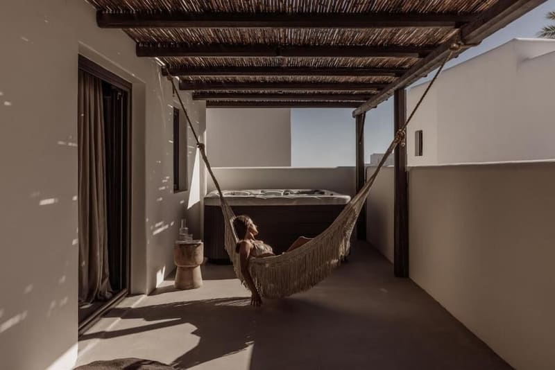 Private hot tub at Ananea Mykonos - Adults Only, Mykonos — photo 4