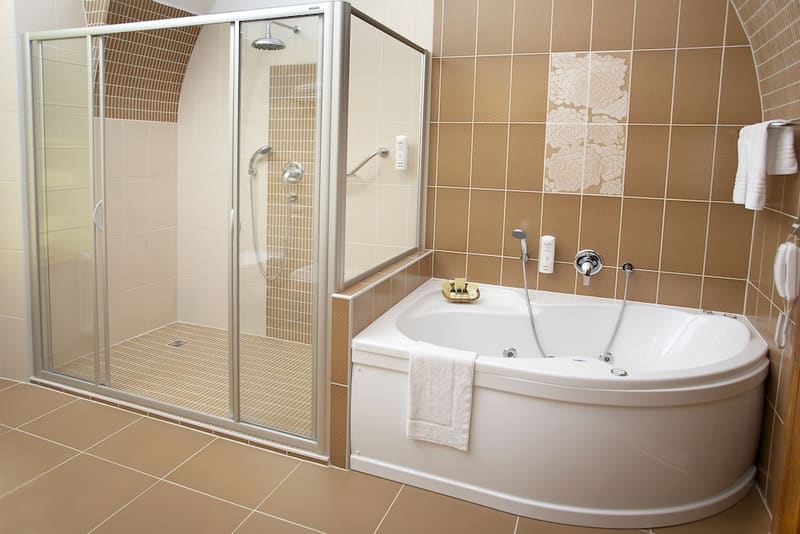 Private hot tub at Hotel Metamorphis, Prague