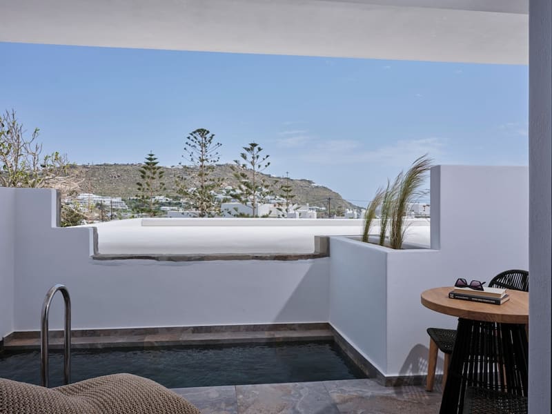 Private plunge pool at Kalea Mykonos, Mykonos